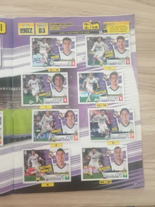 Álbum Liga BBVA 2013-2014 Panini IMCOMPLETO.
