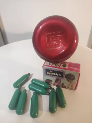 Sifón Metálico Inglés Años 70 + Cargas