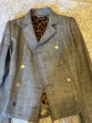 Tailleur originale Dolce & Gabbana Grigio argento