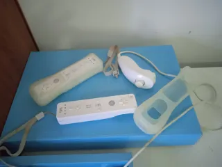 Nintendo Wii Bianca + 2 Controller e Custodie
