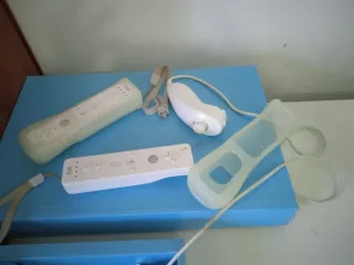 Nintendo Wii Bianca + 2 Controller e Custodie