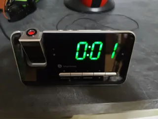 Despertador Proyector Hora Smartwares