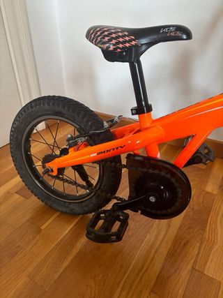 Bicicleta Monty Infantil 102 Naranja