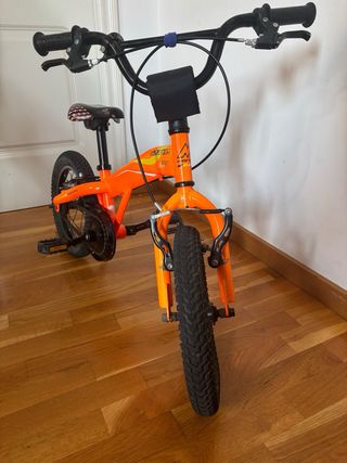 Bicicleta Monty Infantil 102 Naranja