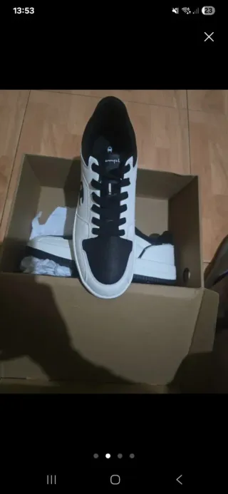 Zapatillas Champion Nuevas Caja Negra Blanca