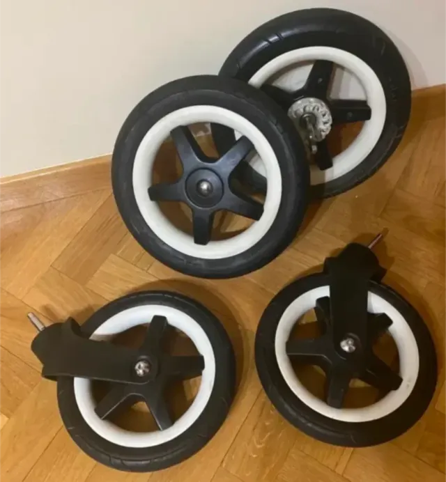 4 Ruedas bugaboo donkey/búffalo macizas