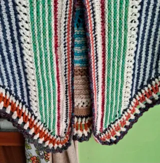 Scialle artigianale fatto a mano