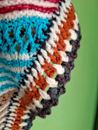 Scialle artigianale fatto a mano