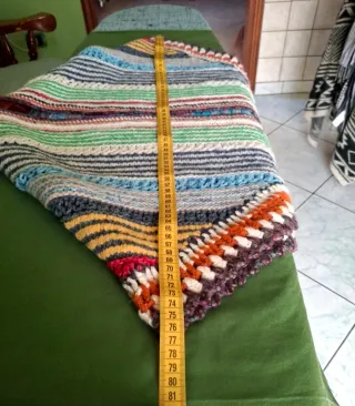 Scialle artigianale fatto a mano