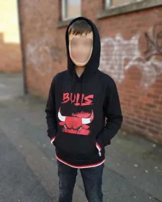 Sudadera con capucha Bulls niño niña