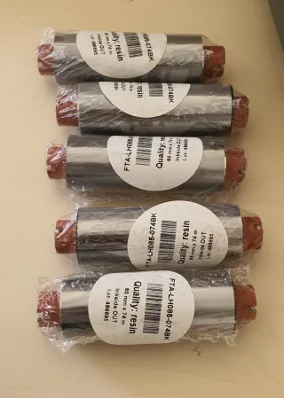 Cinta Resina Impresora Etiquetas FTA-LH085-074BK