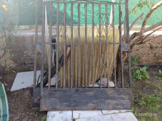 Puerta Hierro Chalet 150x195 cm