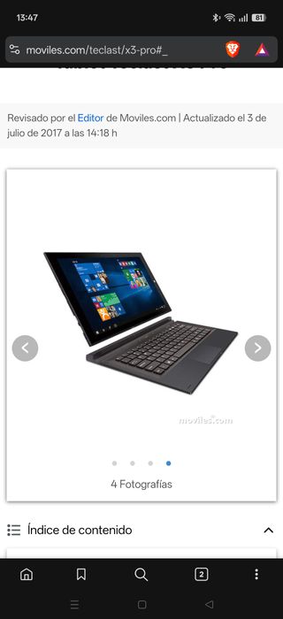Tablet Teclast X3 Pro 11.6" 8Gb 128Gb Windows 10