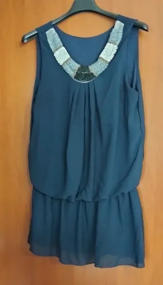 Blusa donna con perline