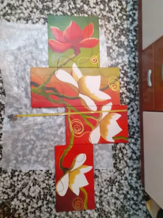 Quadro componibile fiori