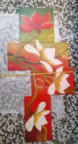 Quadro componibile fiori