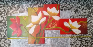 Quadro componibile fiori