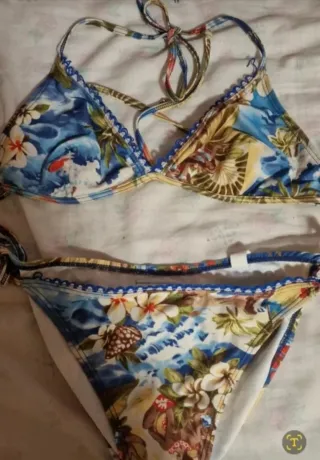 Bikini estampado talla única