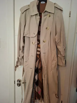 Gabardina Burberry Beige Clásica