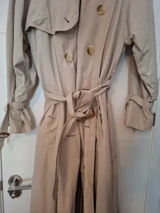 Gabardina Burberry Beige Clásica