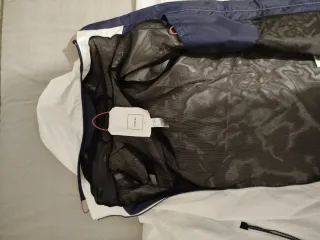 Cazadora Impermeable Mujer Blanca