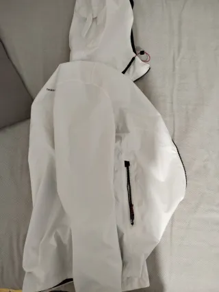 Cazadora Impermeable Mujer Blanca