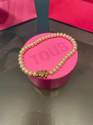 Pulsera perlas Tous niña oso