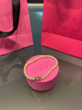 Pulsera perlas Tous niña oso