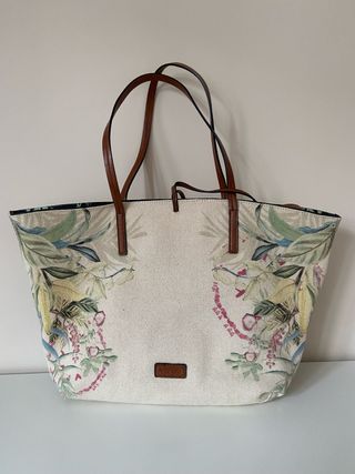 Conjunto 2 Bolsos Desigual Beige Multicolor