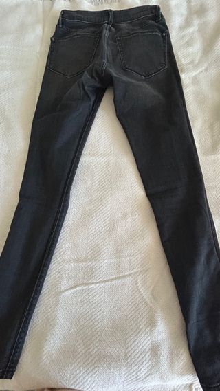 Jeans Mango Gris Oscuro Talla 34