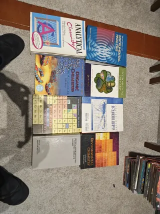 Varios Livros Universitários de Química
