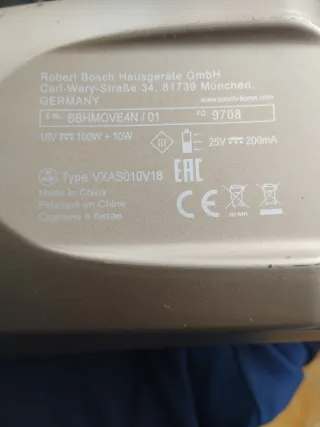 Aspiradora Bosch 18V..