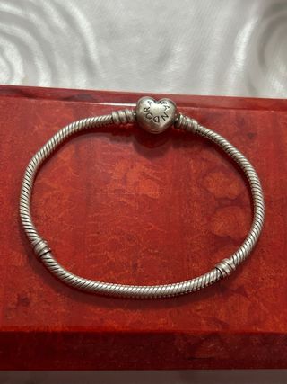 Pulsera Pandora Corazón Plata