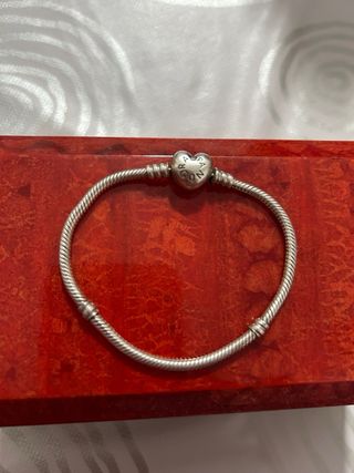 Pulsera Pandora Corazón Plata