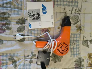 Asciugacapelli anni '70 arancione