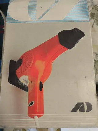 Asciugacapelli anni '70 arancione