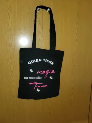 Bolsa Tote Personalizada Nombre y Dibujo