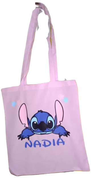 Bolsa Tote Personalizada Nombre y Dibujo