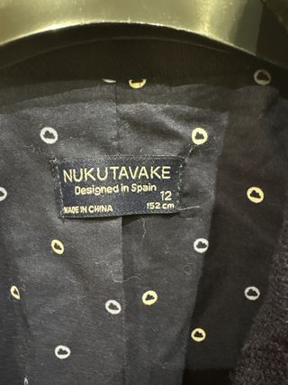 Americana Niño Talla 12 Azul