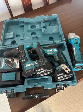 Kit Makita Pladur Taladro Rotomartillo