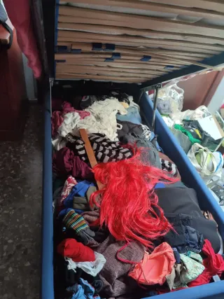 Cama arcón 90cm + colchón + cabecero