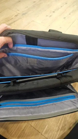 Bolsa portátil Dell negra y azul