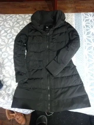Chaqueta Zara Negra Larga