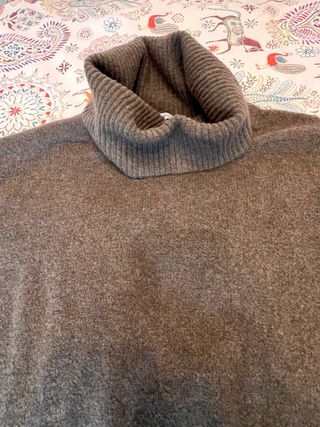 Jersey largo lana verde oliva