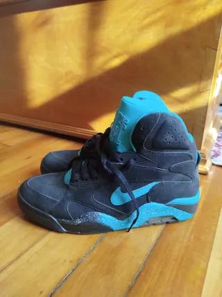 Nike Air Force 180 Negro/Teal