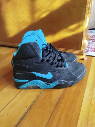 Nike Air Force 180 Negro/Teal