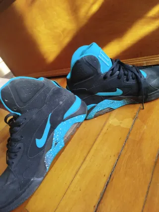 Nike Air Force 180 Negro/Teal