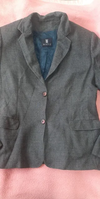 Chaqueta Matiz Gris azulado