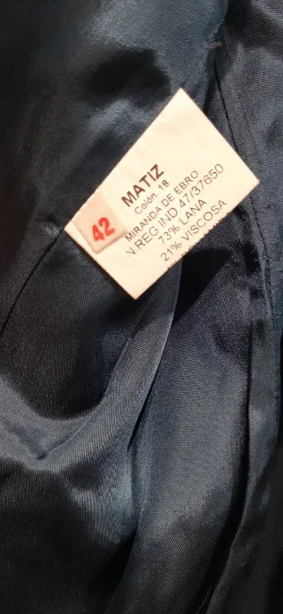 Chaqueta Matiz Gris azulado