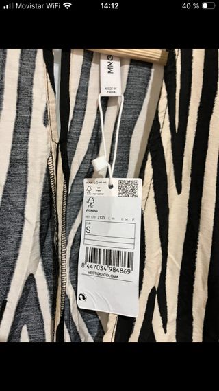 Vestido Verano Negro Blanco Rayas